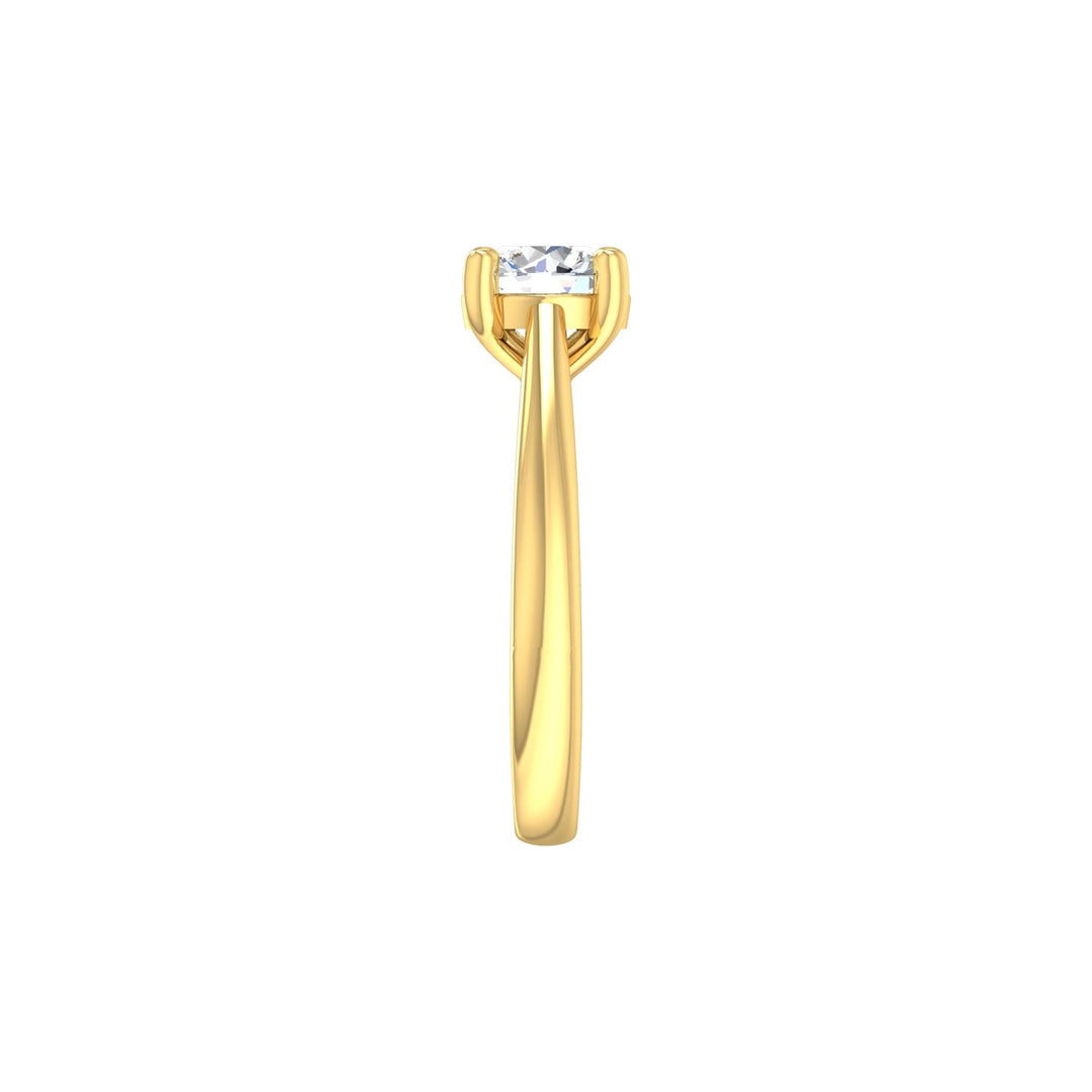 Louis Thompson Herve Ring 9k Gold with 1.00ct Lab Diamond