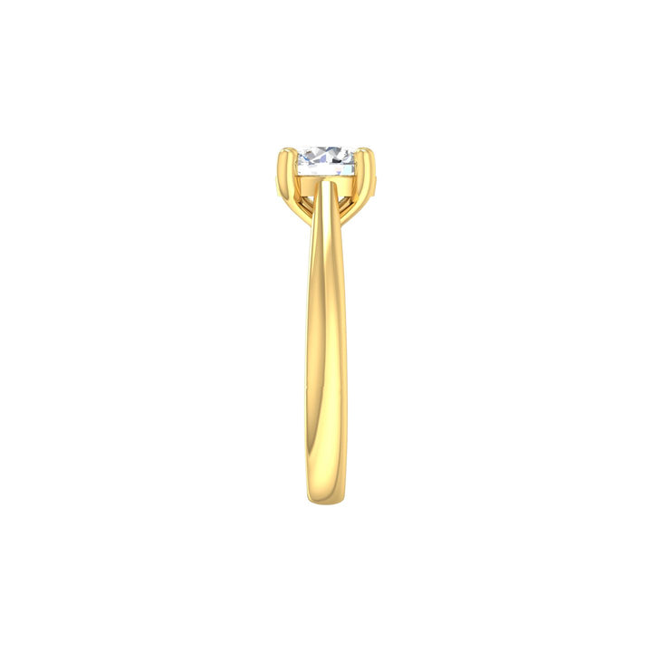 Louis Thompson Herve Ring 9k Gold with 1.00ct Lab Diamond