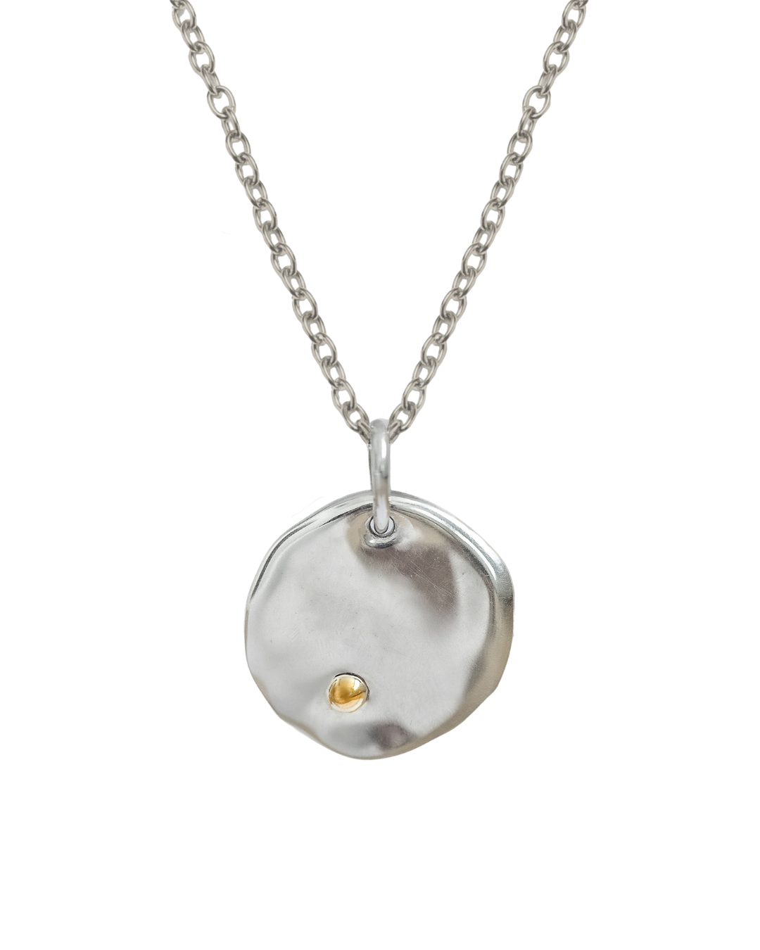 Made of Gold Sterling Silver & 18k Gold Lake Matheson Necklace