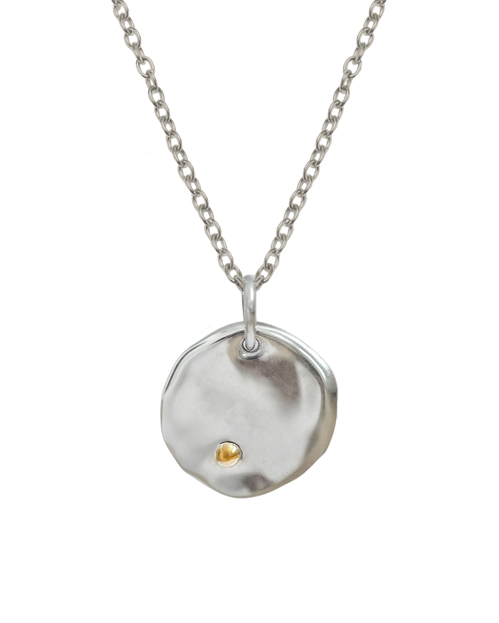 Made of Gold Sterling Silver & 18k Gold Lake Matheson Necklace