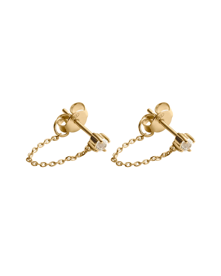 Kirstin Ash Lumen Chain Studs Gold Plated