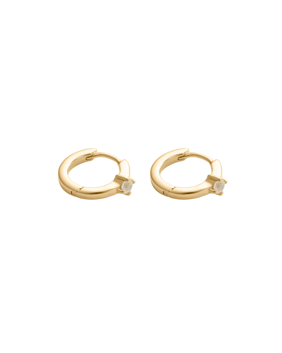 Kirstin Ash Lumen Huggies Gold Plated