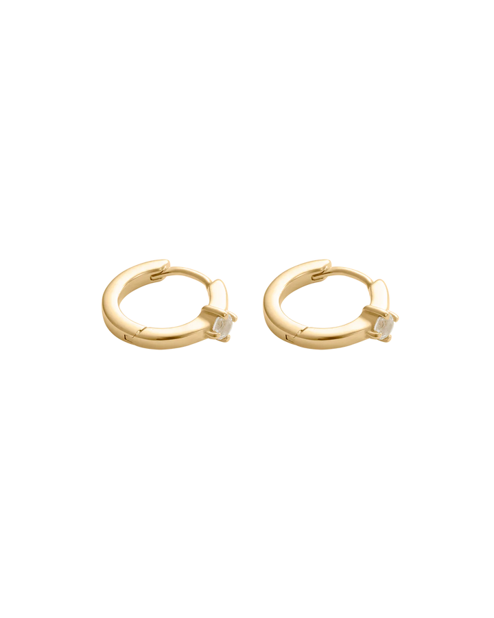 Kirstin Ash Lumen Huggies Gold Plated