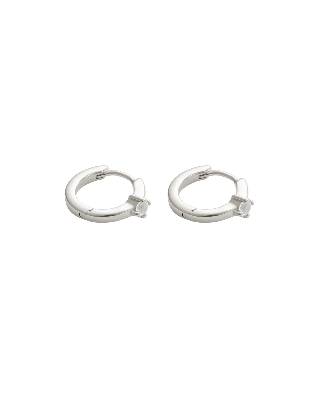Kirstin Ash Lumen Huggies Sterling Silver