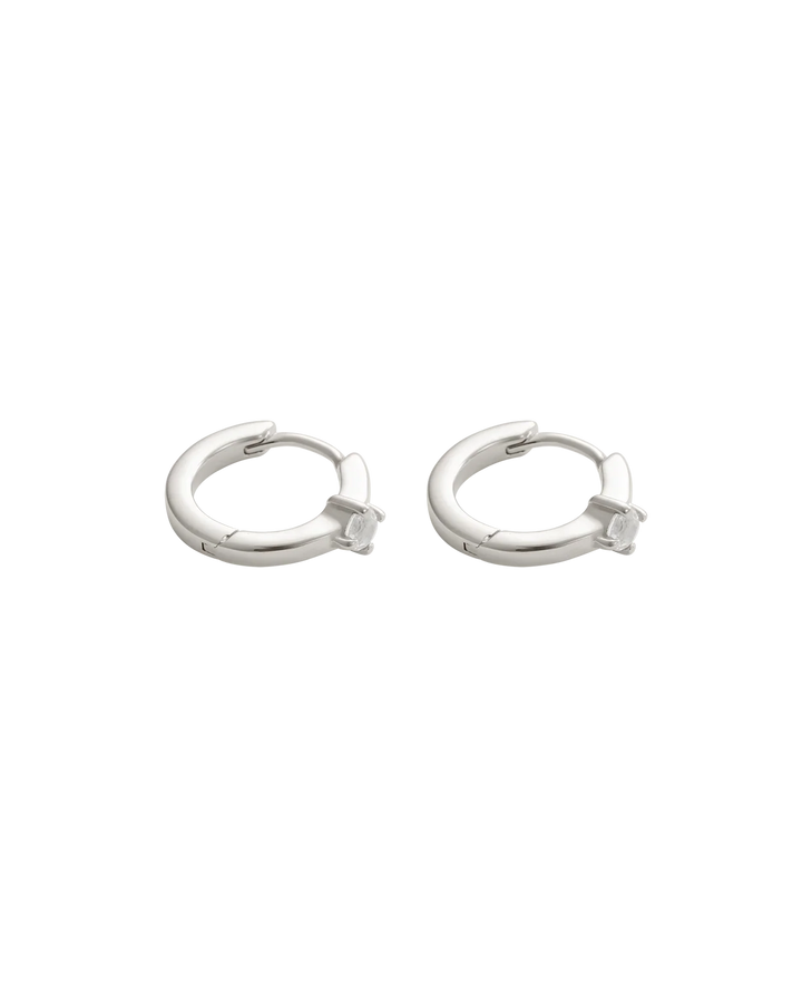 Kirstin Ash Lumen Huggies Sterling Silver