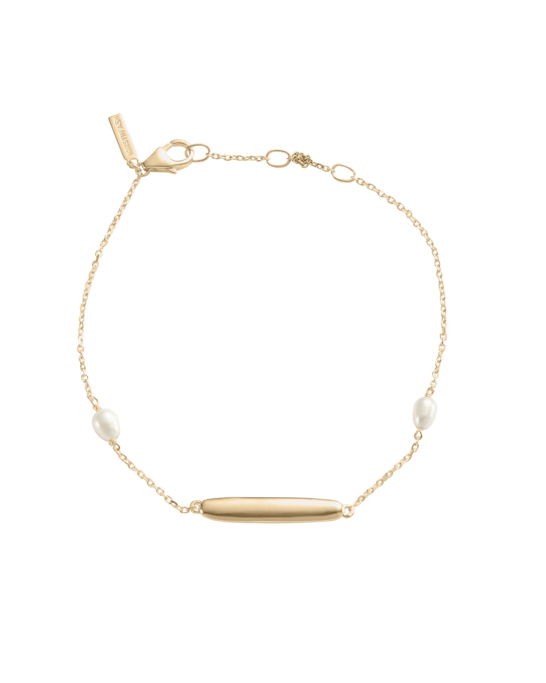 Kirstin Ash Maris Engravable Bracelet 18ct Gold Plated