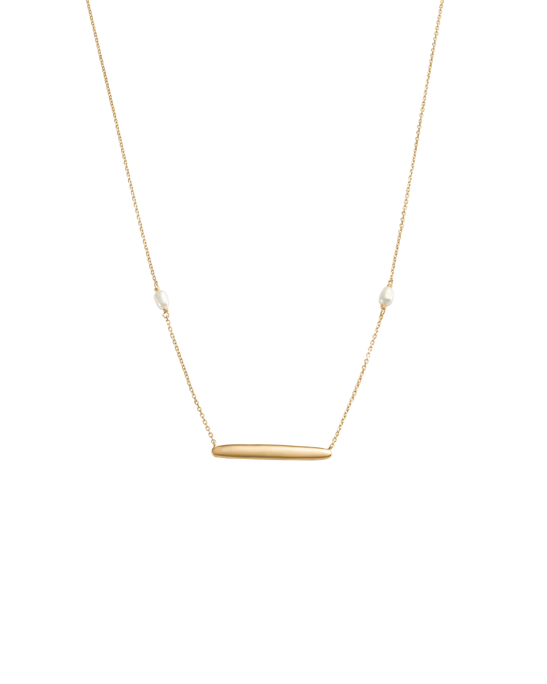 Kirstin Ash Maris Engravable Necklace 18ct Gold Plated