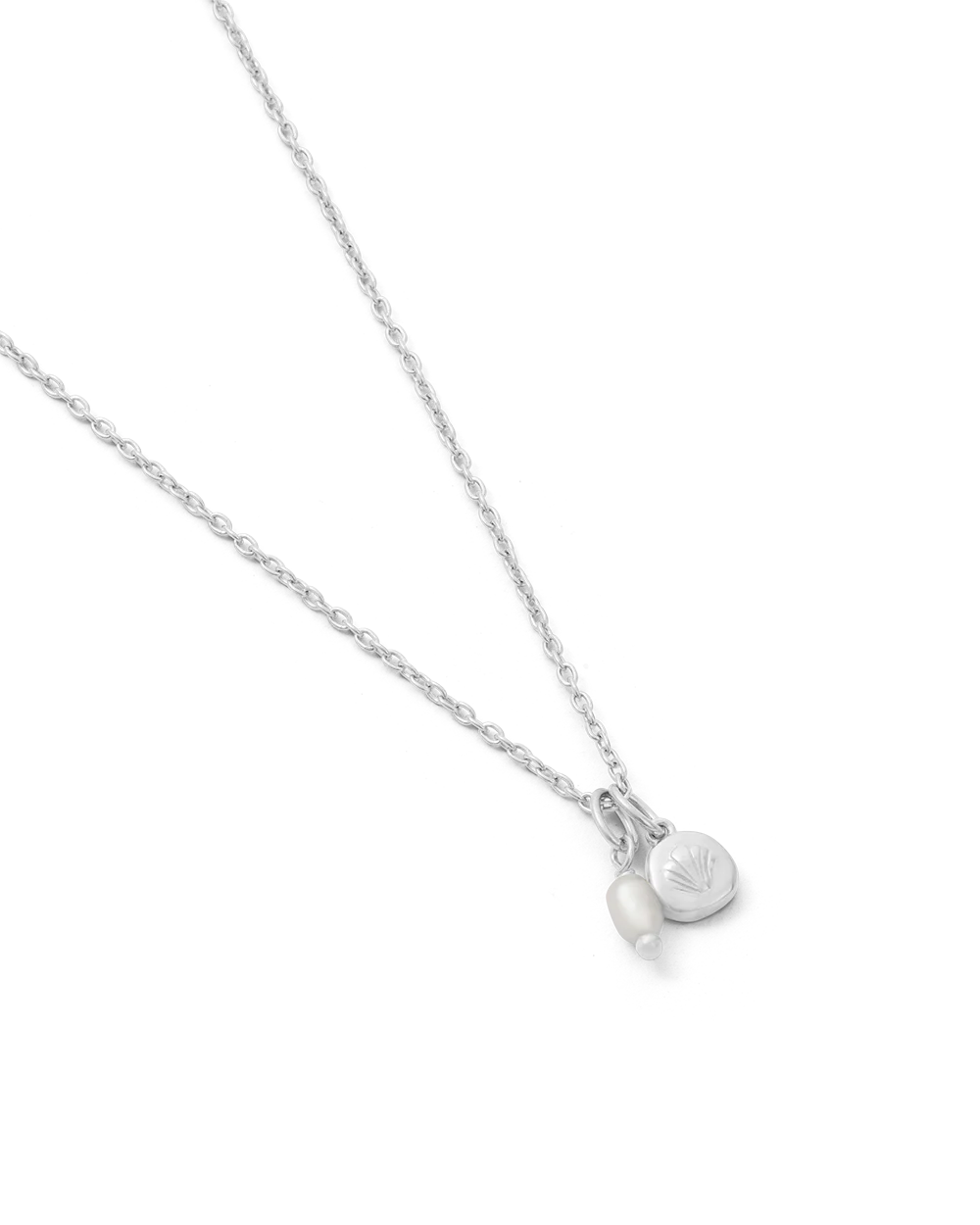 Kirstin Ash Memoir Pearl Necklace Sterling Silver