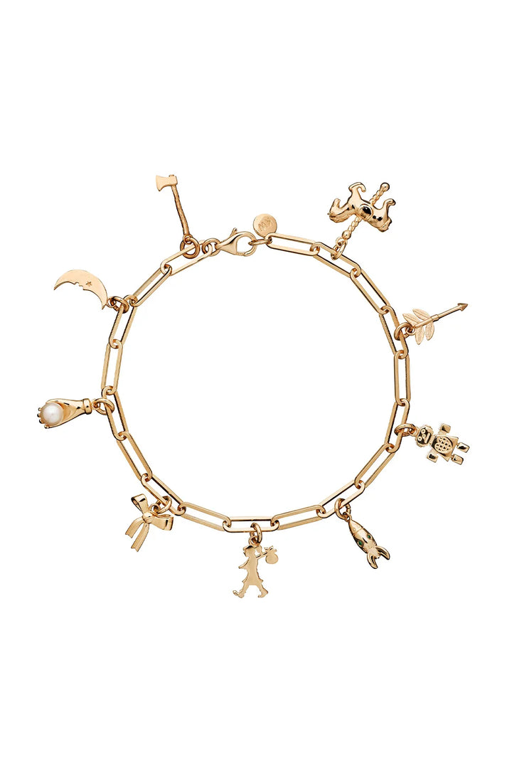 Karen Walker Gold Mini Runaway Girl Charm