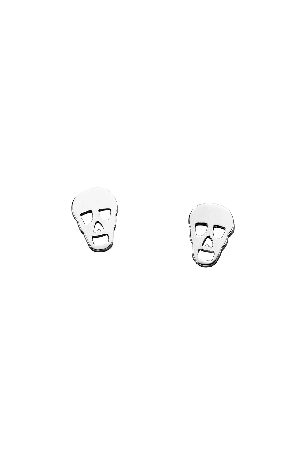 Karen Walker Silver Mini Skull Studs