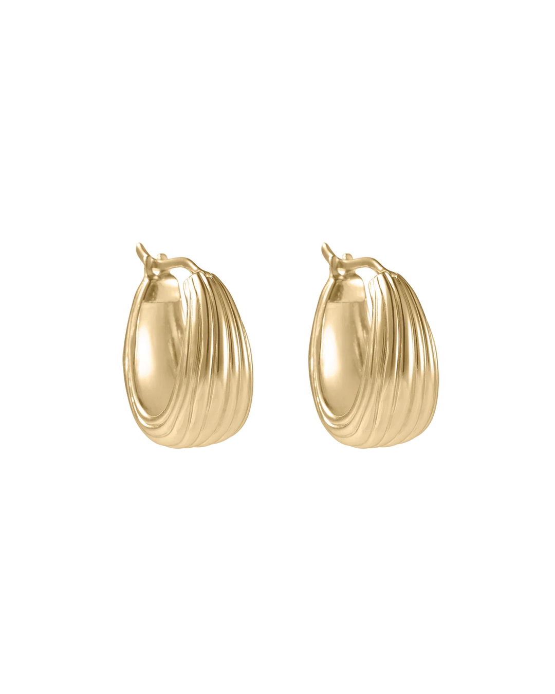Kirstin Ash Mondo Hoops 18ct Gold Plated
