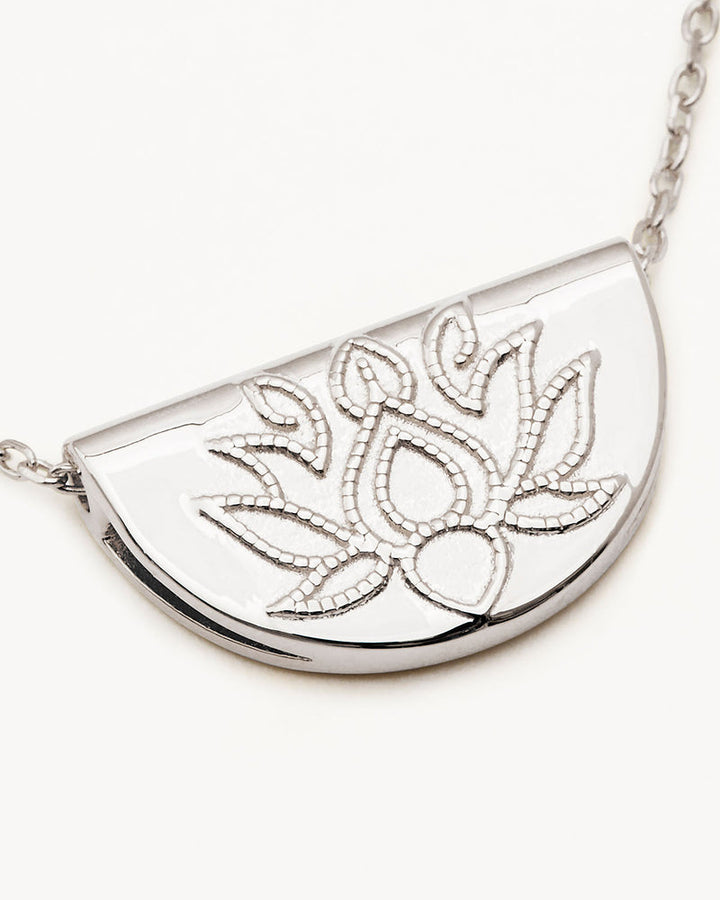 By Charlotte Sterling Silver Lotus Necklace