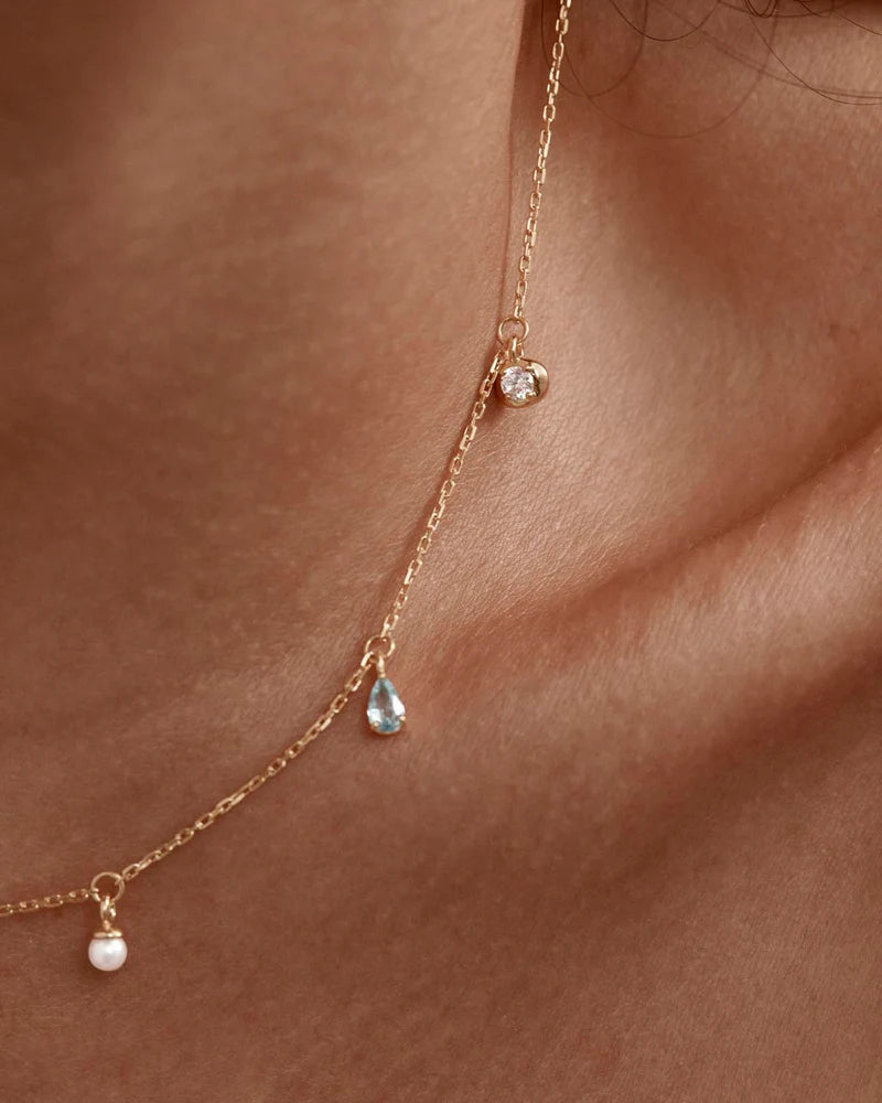 By Charlotte 18k Gold Vermeil Breathe In Stillness Choker