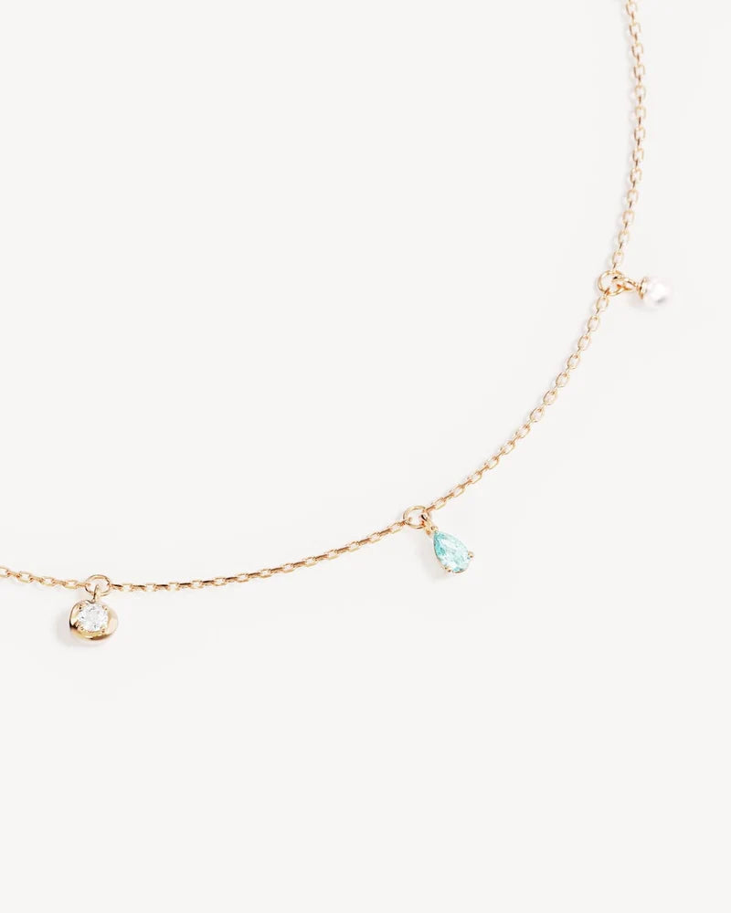 By Charlotte 18k Gold Vermeil Breathe In Stillness Choker