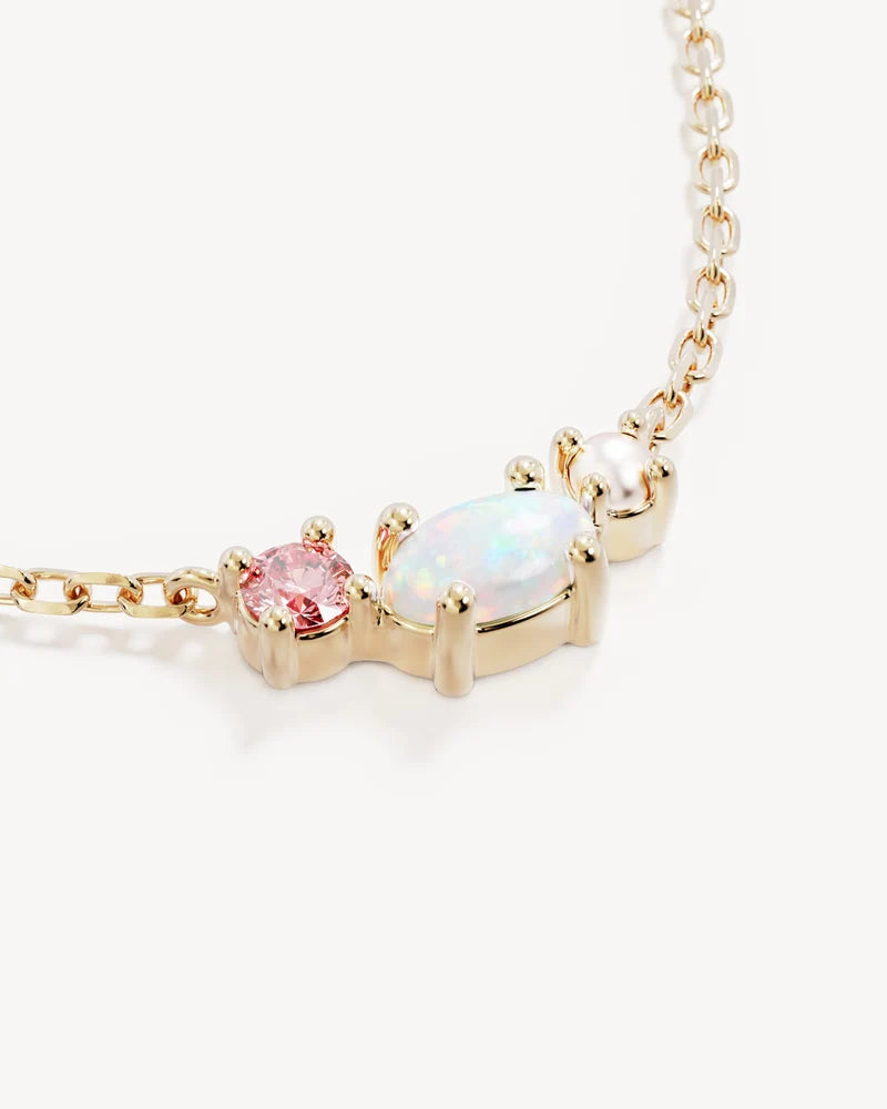 By Charlotte 18k Gold Vermeil Cosmic Bloom Necklace