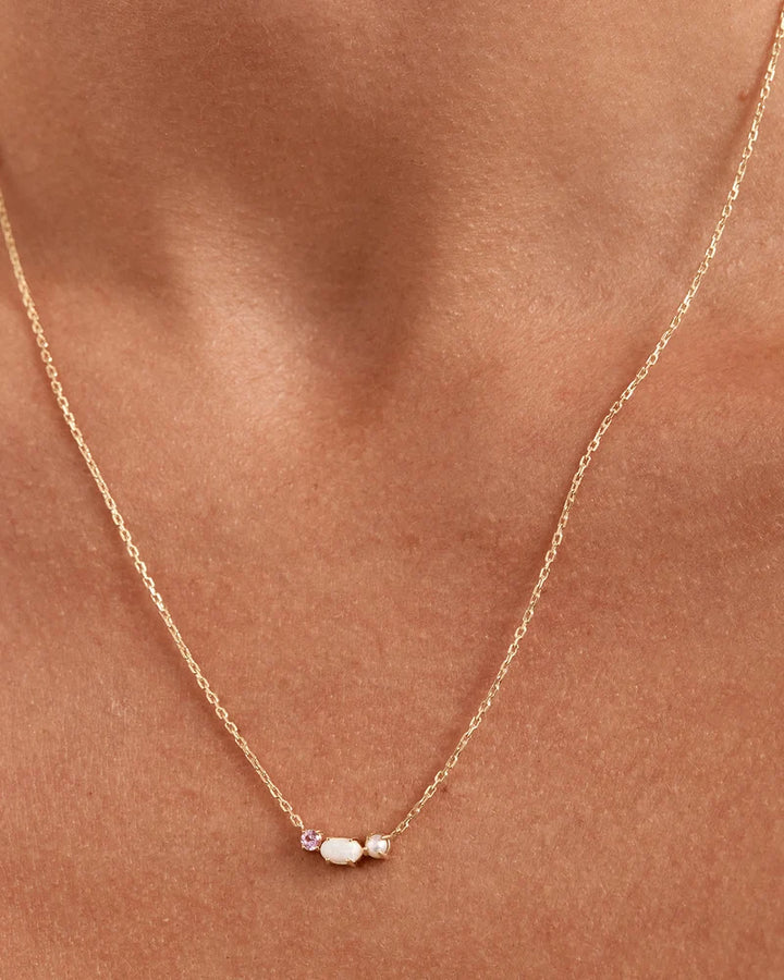 By Charlotte 18k Gold Vermeil Cosmic Bloom Necklace