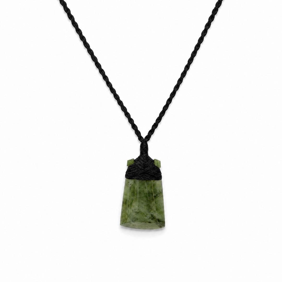 NZ Greenstone Pepe Toki 30mm