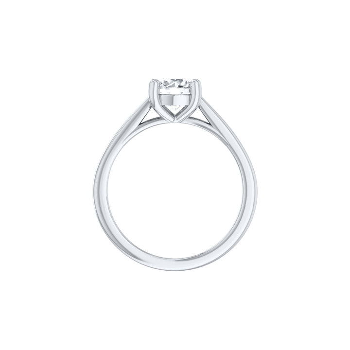 Louis Thompson Herve Ring 9k White Gold with 1.00ct Lab Diamond