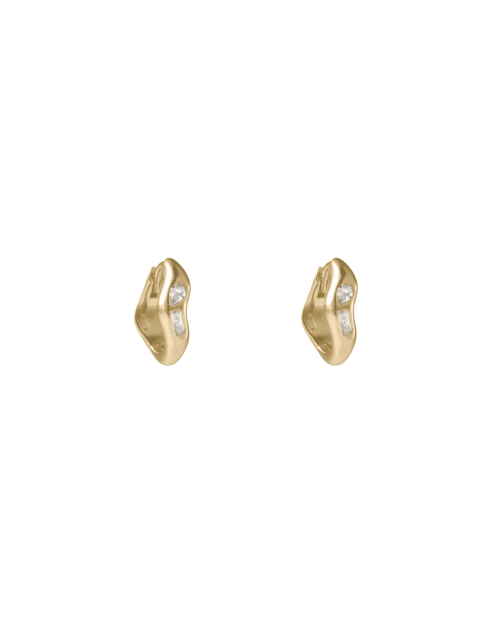 Kirstin Ash Place Hoops 18ct Gold Plated