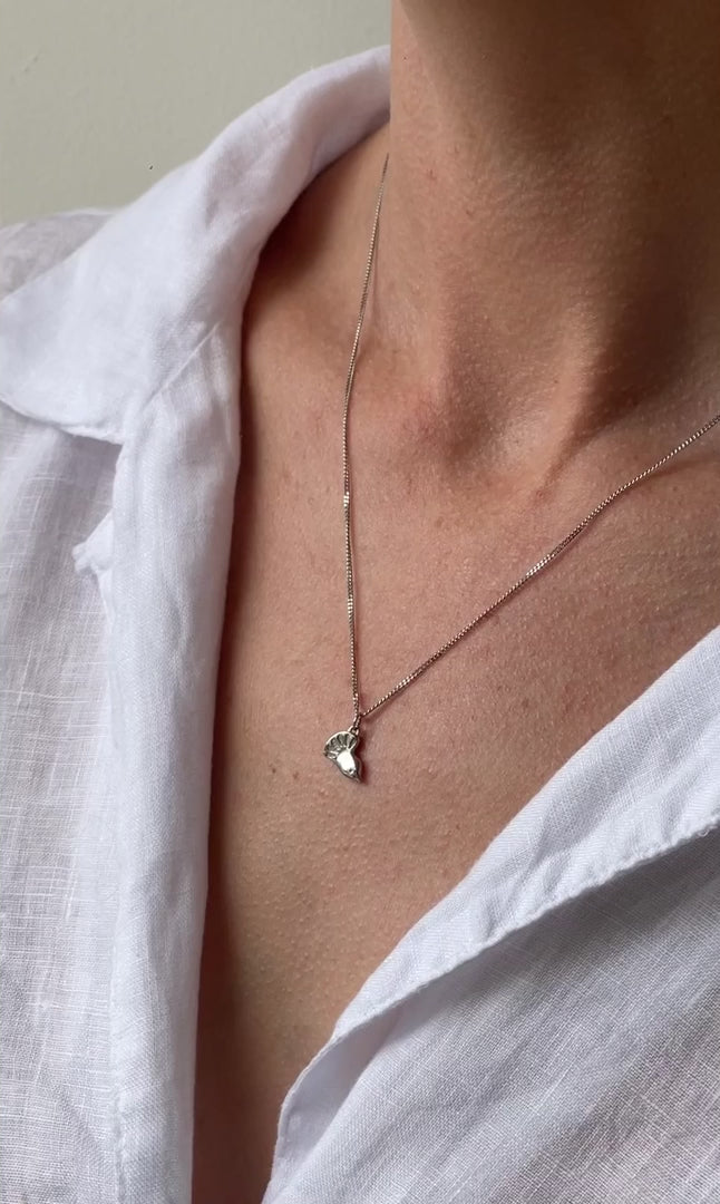 Boh Runga Silver Petite Fantail Necklace