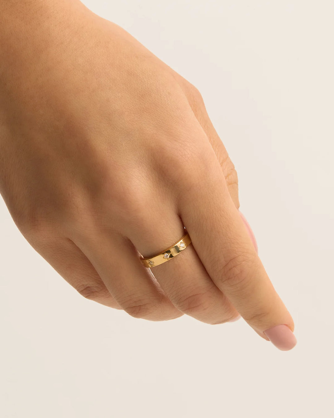 By Charlotte 18k Gold Vermeil You are Infinite Ring