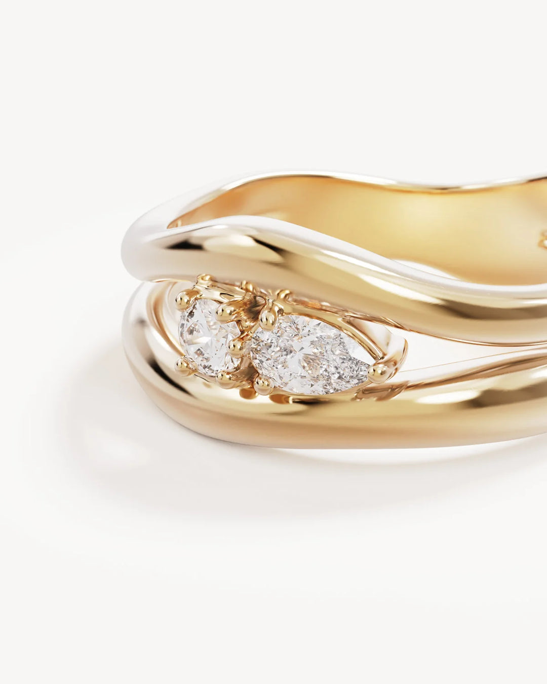By Charlotte 18k Gold Vermeil Celestial Path Ring