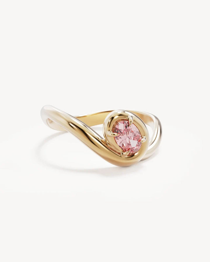 By Charlotte 18k Gold Vermeil Embrace Love Ring