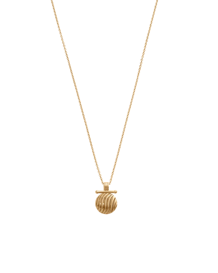 Kirstin Ash Rise Coin Necklace 18ct Gold Plated