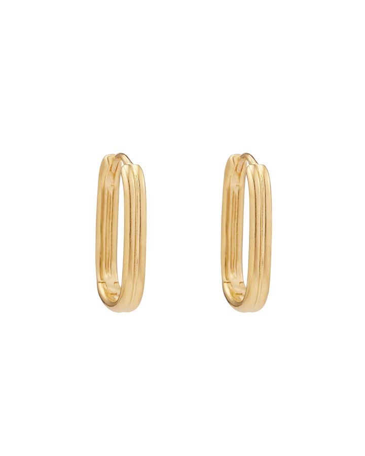 Kirstin Ash Roam Hoops Medium 18ct Gold Plated