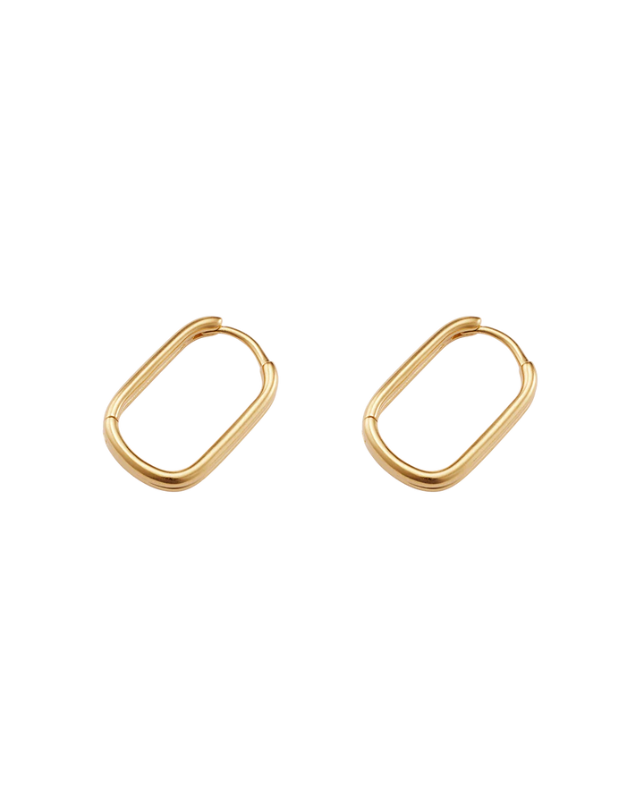 Kirstin Ash Roam Hoops Medium 18ct Gold Plated