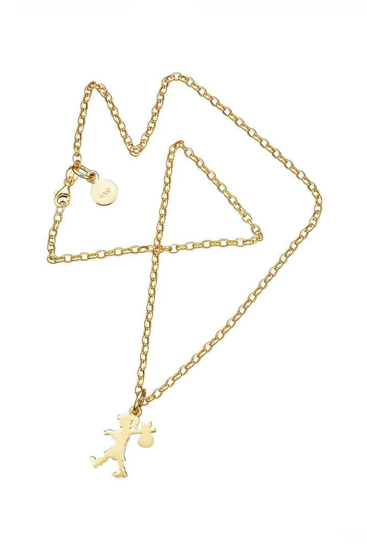 Karen Walker 9ct Gold Runaway Girl Necklace