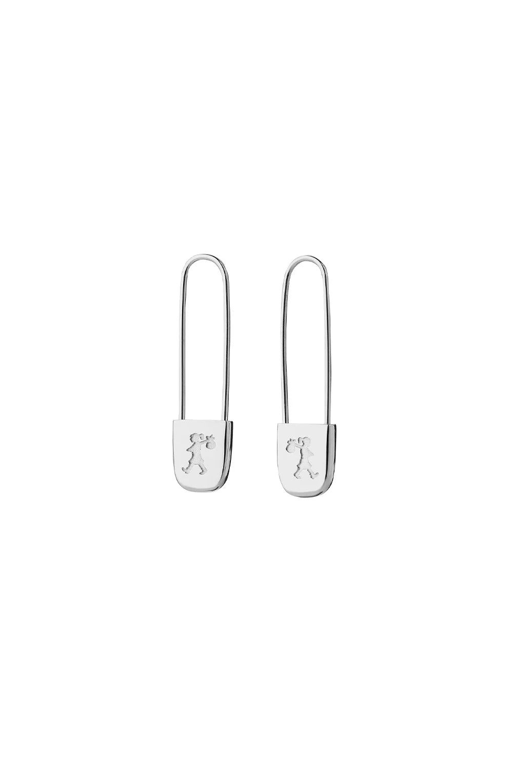 Karen Walker Runaway Safety Pin Earrings