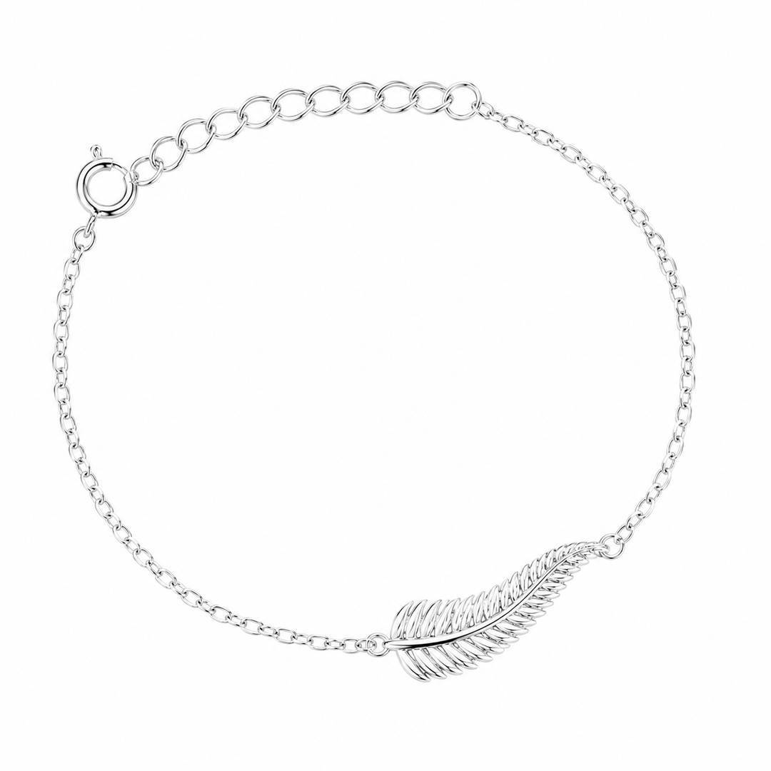 LT Sterling Silver Fern Bracelet