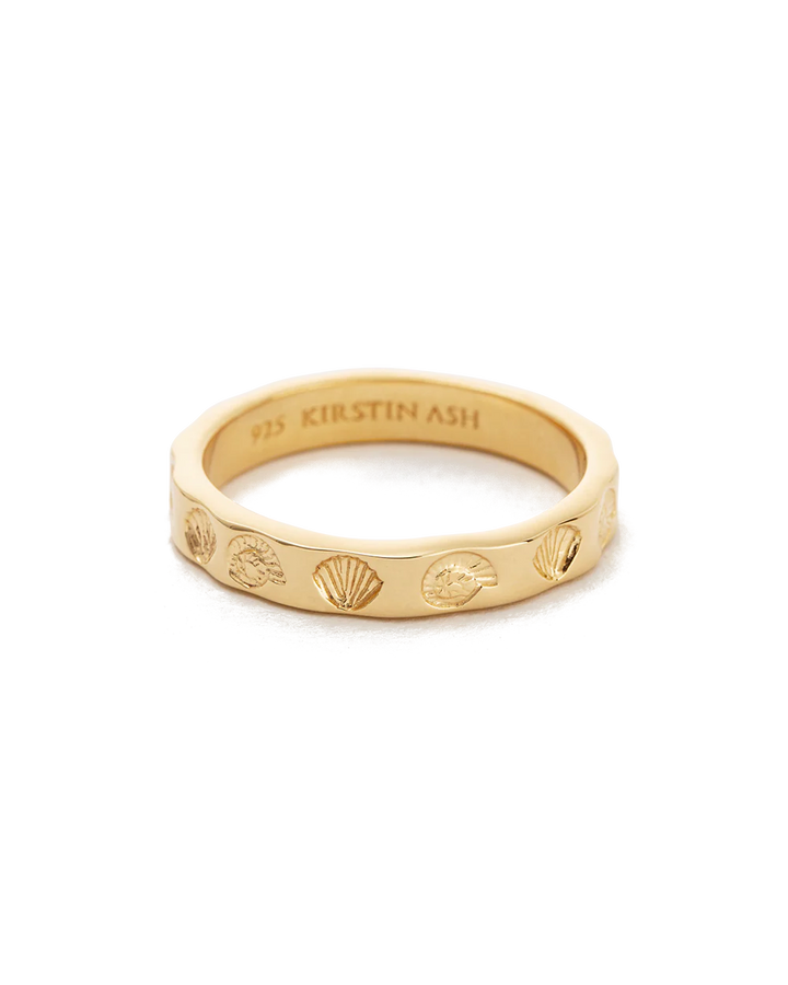 Kirstin Ash Seaside Ring 18ct Gold Vermeil