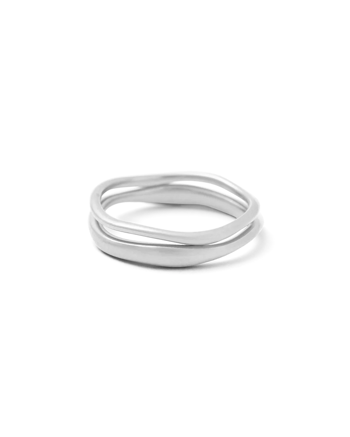 Kirstin Ash Shift Stacking Ring Sterling Silver