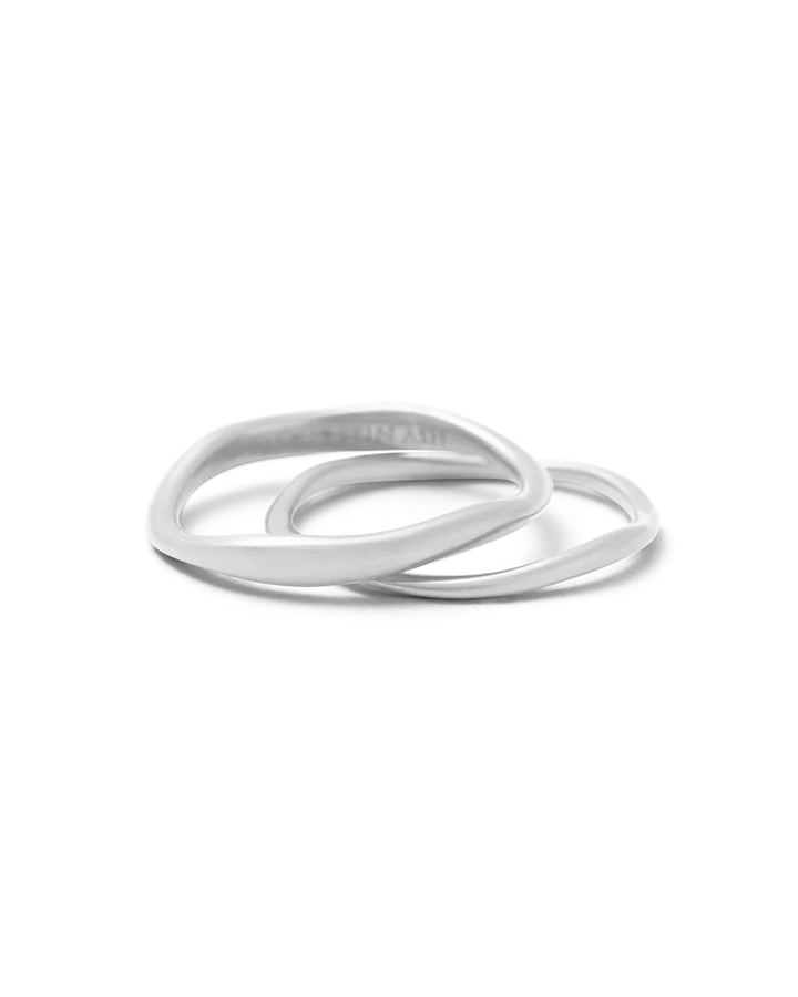 Kirstin Ash Shift Stacking Ring Sterling Silver