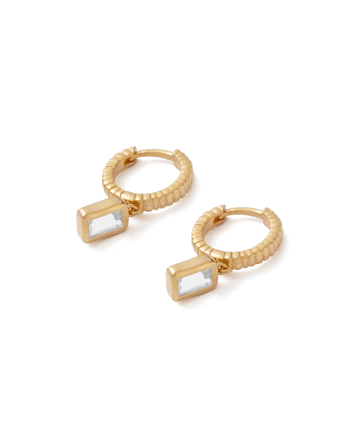Kirstin Ash Sierra Hoops 18ct Gold Plated