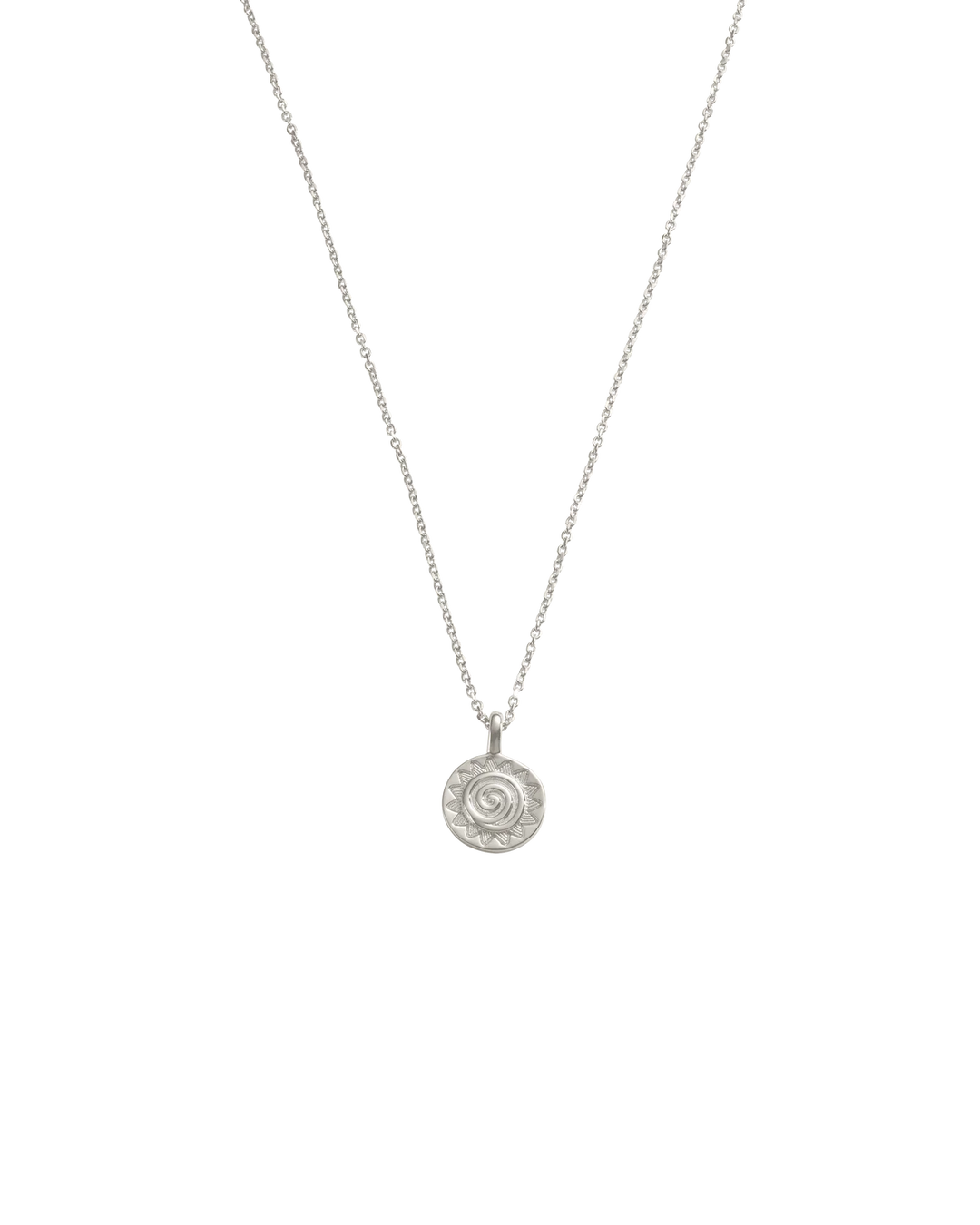 Kirstin Ash Solara Coin Necklace Sterling Silver