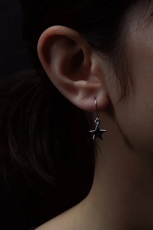 Karen Walker Silver Star Earrings