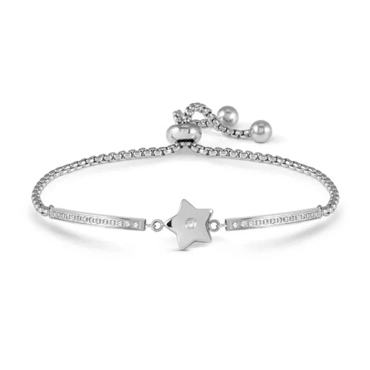 Nomination Milleluci Refined Bracelet in Stainless Steel & CZ Star