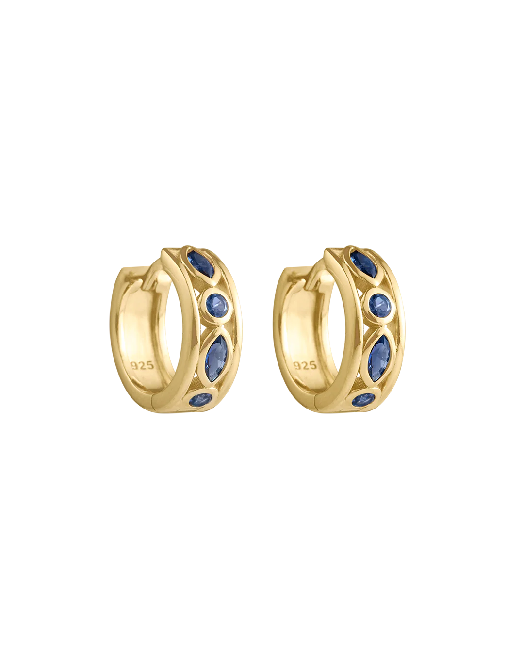 Kirstin Ash Synergy Hoops Gold Plated