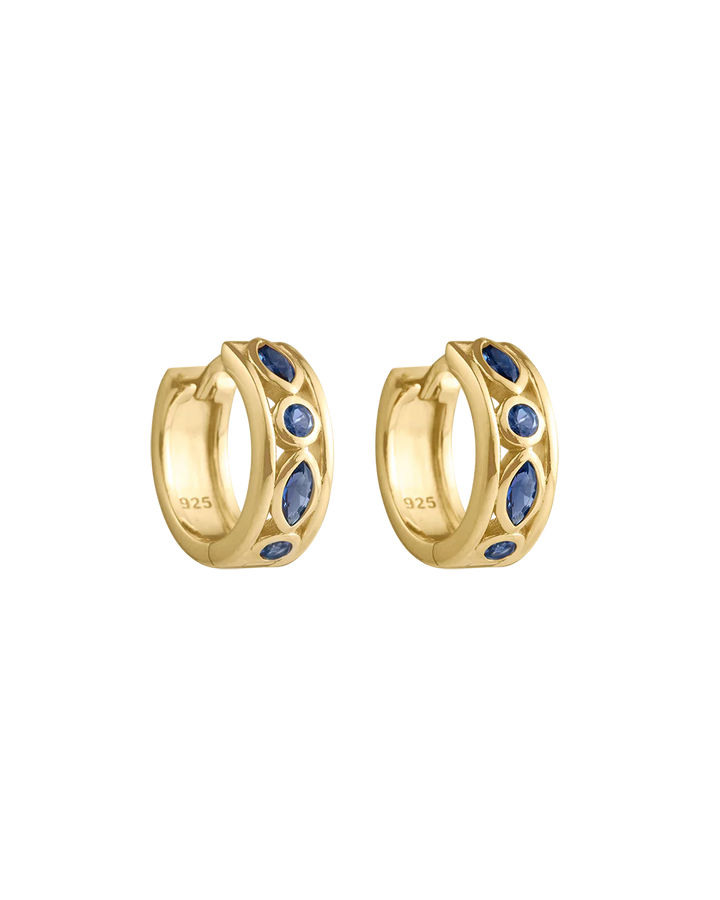 Kirstin Ash Synergy Hoops Gold Plated