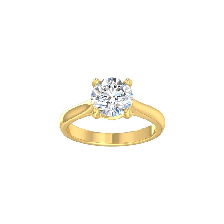 Louis Thompson Roeselare Ring 9k Gold with 2.00ct Lab Diamond