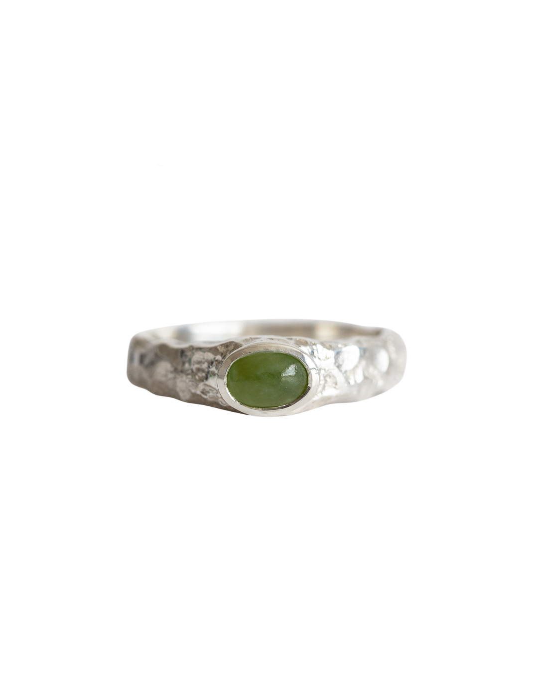 Made of Gold Sterling Silver Mt Te Kinga Pounamu Ring