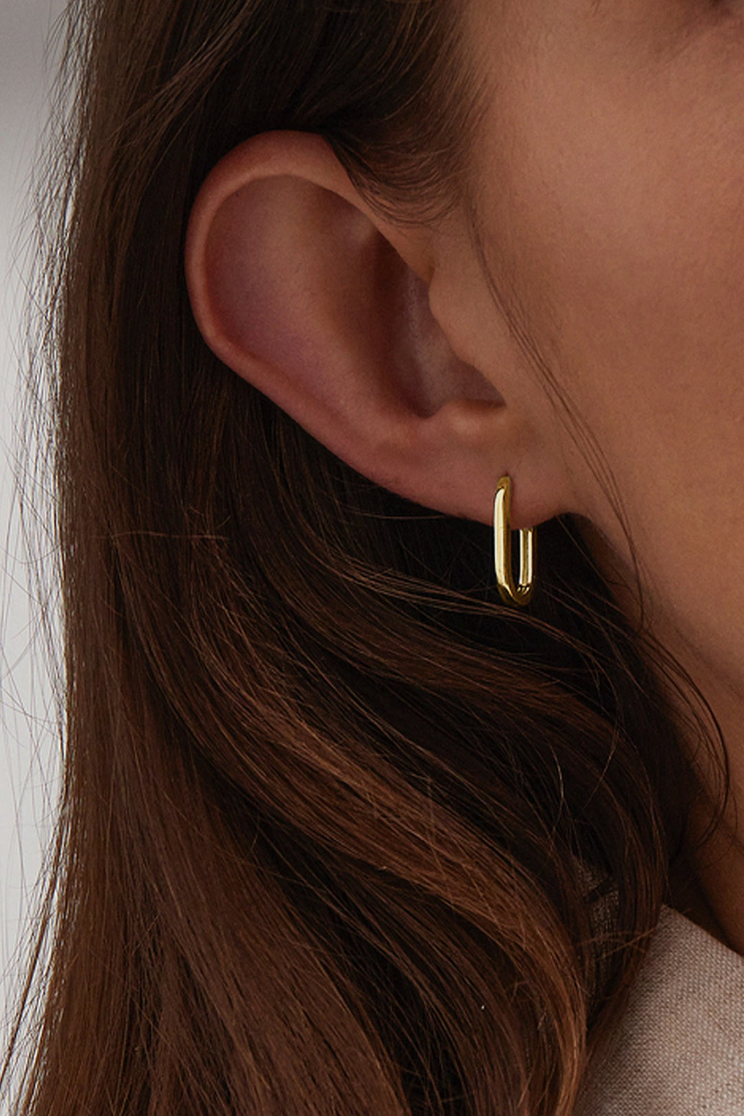 Najo Lucina Gold Hoop Earrings