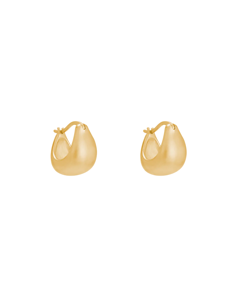 Kirstin Ash Tresor Hoops Small 18ct Gold Plated