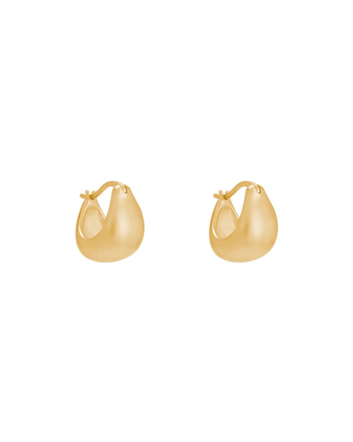 Kirstin Ash Tresor Hoops Small 18ct Gold Plated