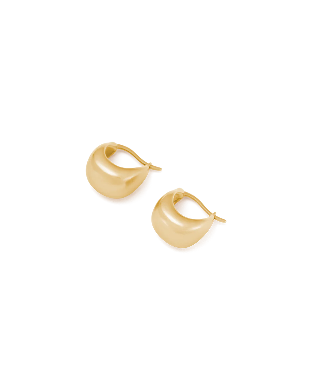 Kirstin Ash Tresor Hoops Small 18ct Gold Plated
