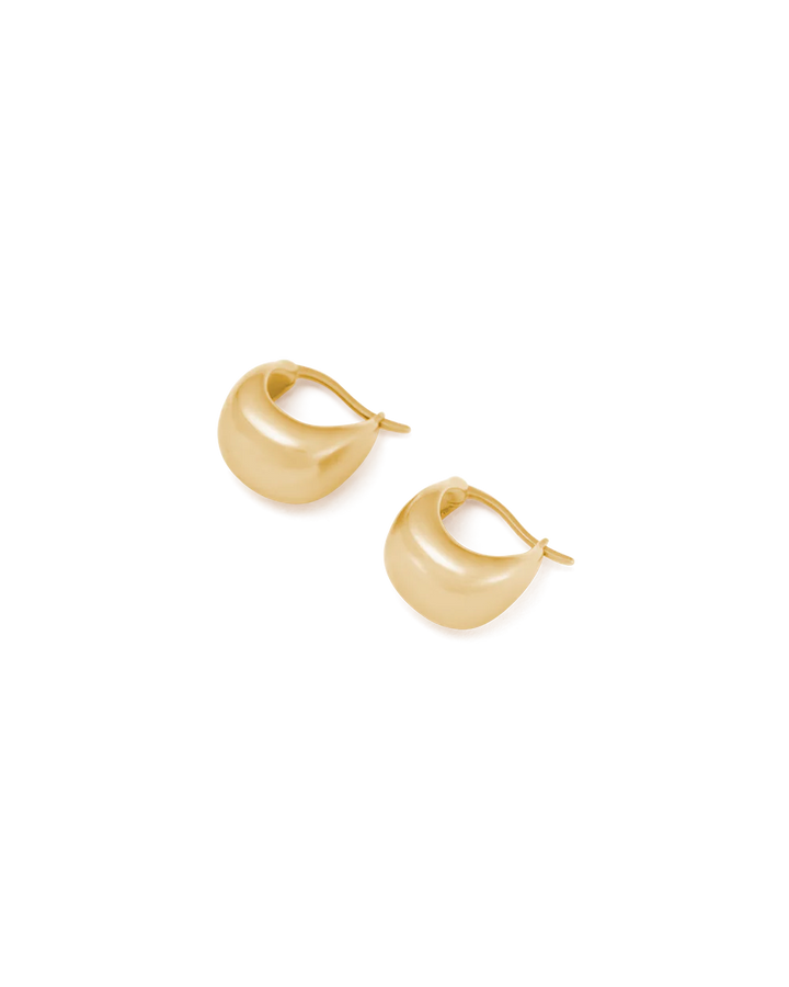 Kirstin Ash Tresor Hoops Small 18ct Gold Plated