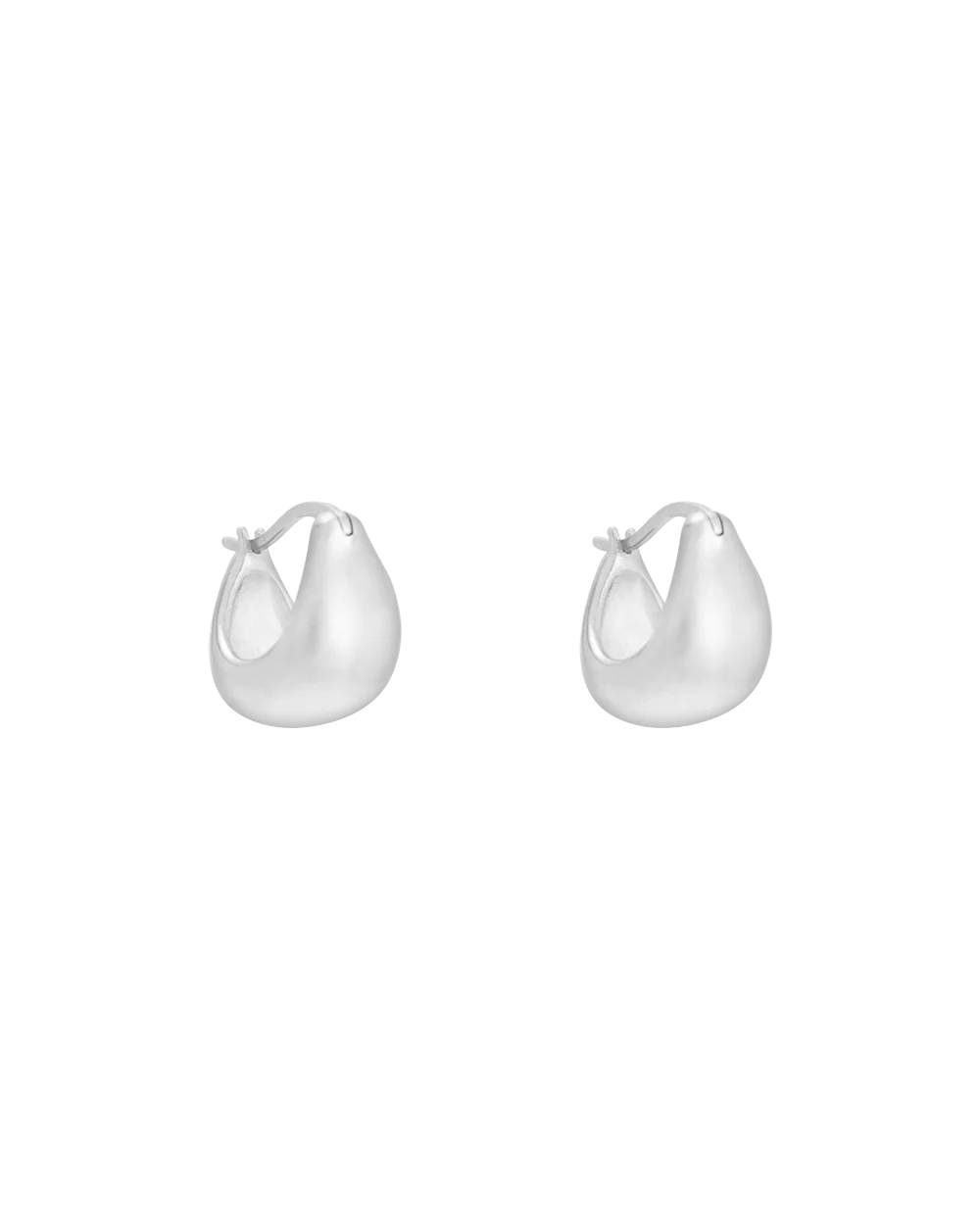 Kirstin Ash Tresor Hoops Small Sterling Silver
